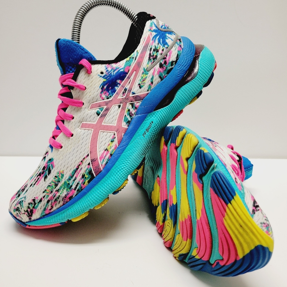 ASICS Gel Nimbus 24 Tropical Women's Running Shoes 1012B284 Size 7